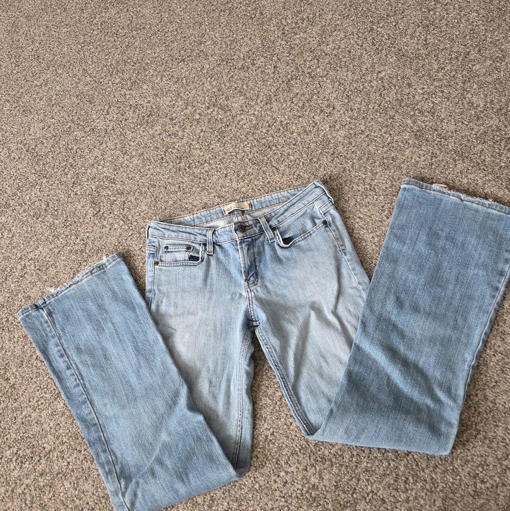 Lei y2K Bootcut Flare Jeans light‎ wash Size 30/31.5"